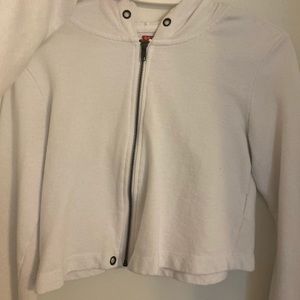 Guess Cropped zip up!